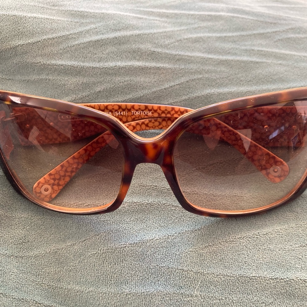 Coach Brown Tortoise Sunglasses